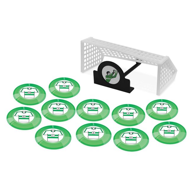 Jogo de Botão 1 Time Completo Verde e Branco Junges