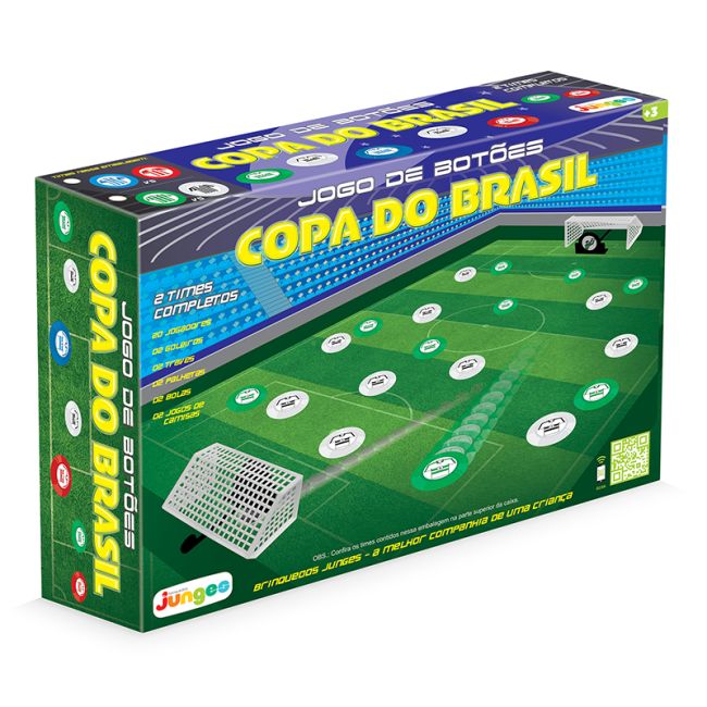 Jogo de Botão 2 Times Completo Cor Sortida Junges