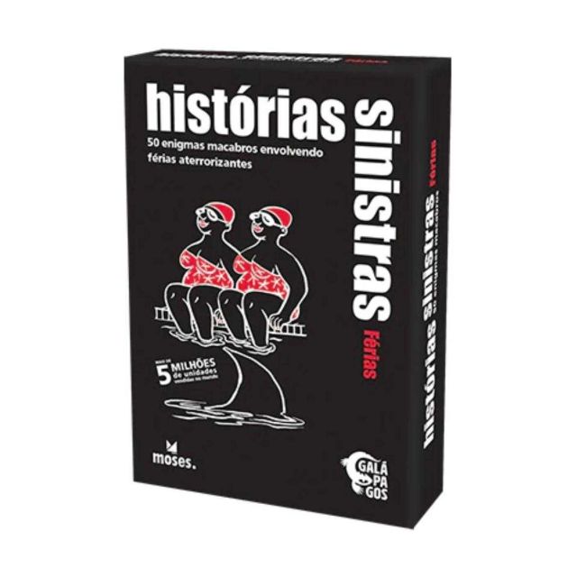 Jogo de Cartas Black Stories Férias Galápagos