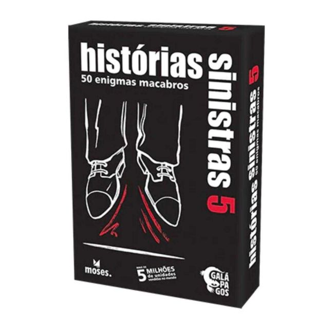 Jogo de Cartas Black Stories Histórias Sinistras 5 Galápagos
