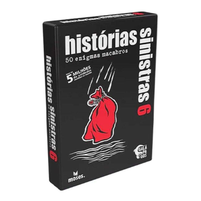 Jogo de Cartas Black Stories Histórias Sinistras 6 Galápagos