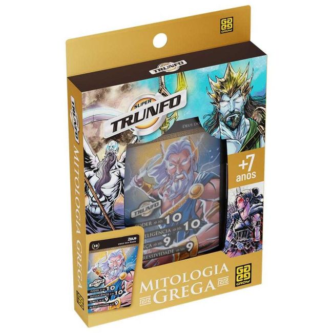 Jogo de Cartas Super Trunfo Mitologia Grega Grow
