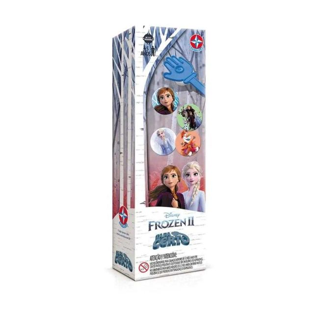 Jogo de Cartas Tapa Certo Frozen II Disney Estrela