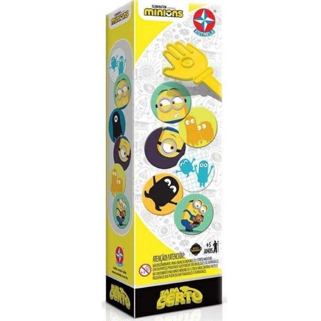 Jogo de Cartas Tapa Certo Minions 2 Estrela