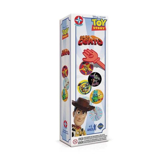 Jogo de Cartas Tapa Certo Toy Story Disney Pixar Estrela