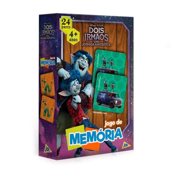 Jogo de Memória Filme Dois Irmãos Disney Pixar 24 Pares Toyster
