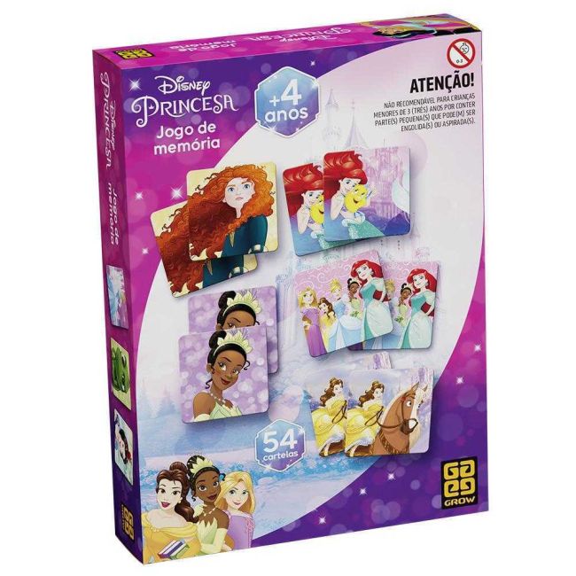 Jogo da Memória Princesas Grow
