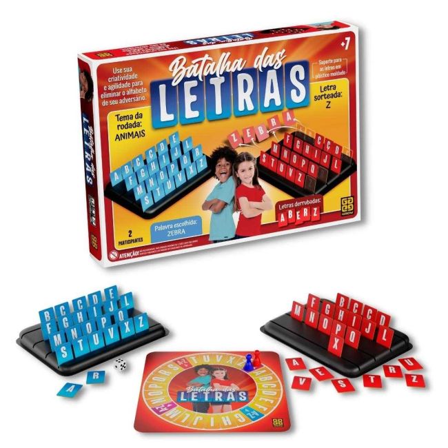 Jogo de Mesa Batalha das Letras Grow