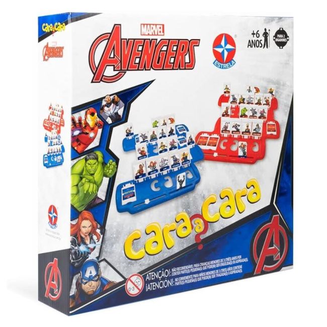 Jogo de Mesa Cara a Cara Avengers Estrela
