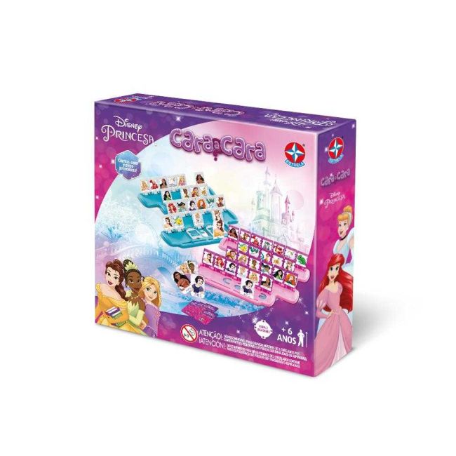 Jogo de Mesa Cara a Cara Disney Princesas Estrela