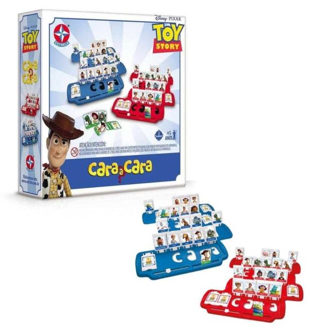Jogo de Mesa Cara a Cara Toy Story 4 Disney Estrela