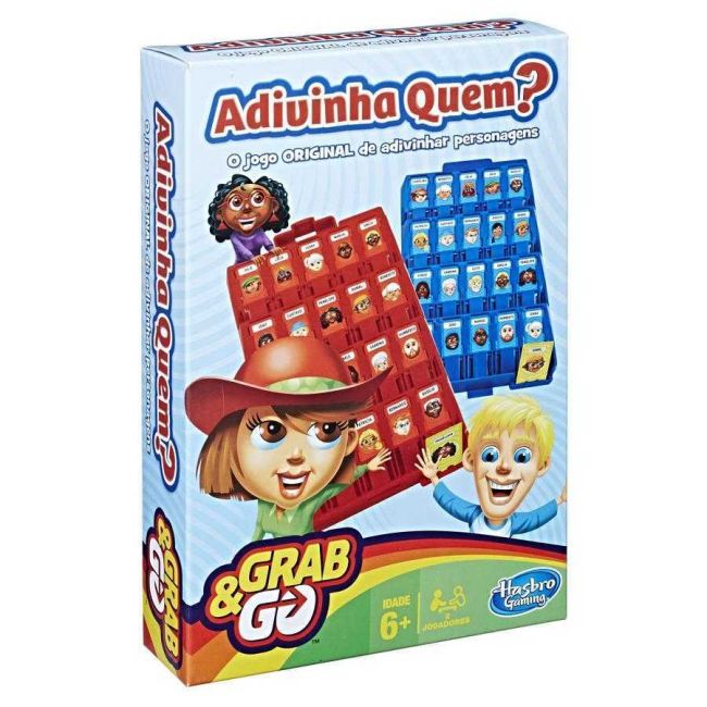 Jogo de Tabuleiro Adivinha Quem Grab & Go Hasbro