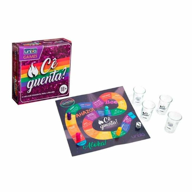 Jogo de Tabuleiro Cê Guenta Dose Esquenta para Balada Unika Games