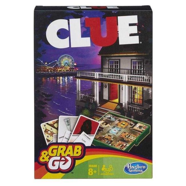 Jogo de Tabuleiro Clue Grab & Go Hasbro