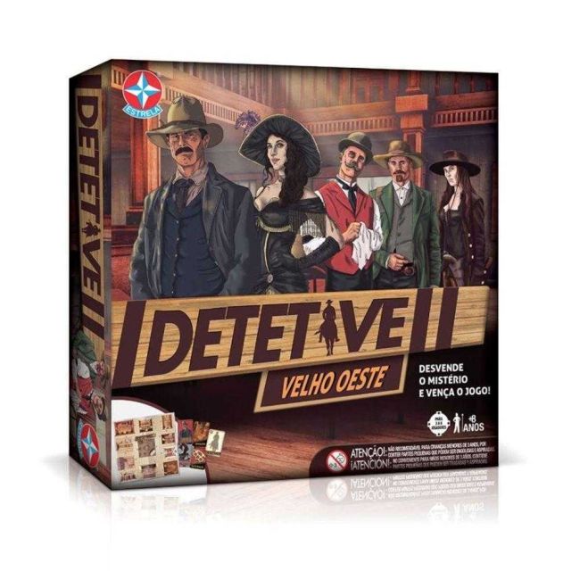 Jogo de Tabuleiro Detetive Velho Oeste Estrela
