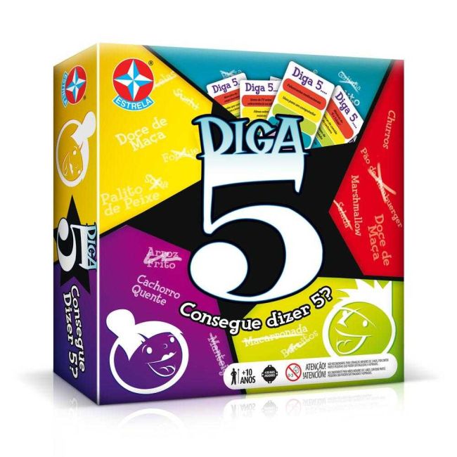 Jogo de Tabuleiro Diga 5 Estrela