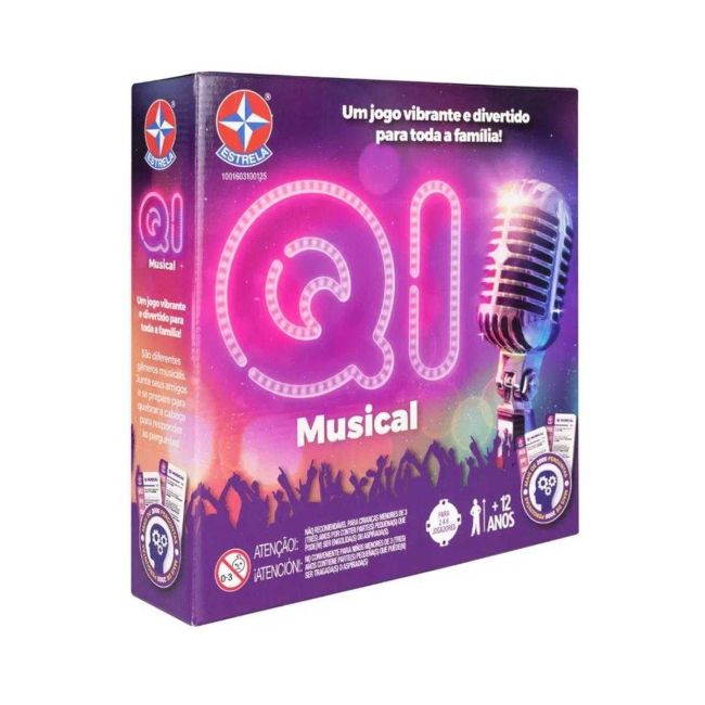 Jogo de Tabuleiro e Entretenimento Qi Musical Estrela