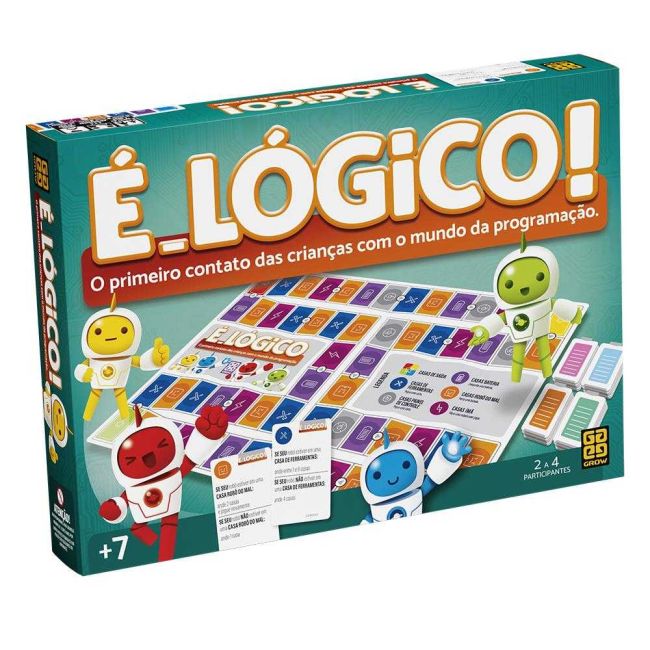 Jogo de Tabuleiro É Logico! Grow