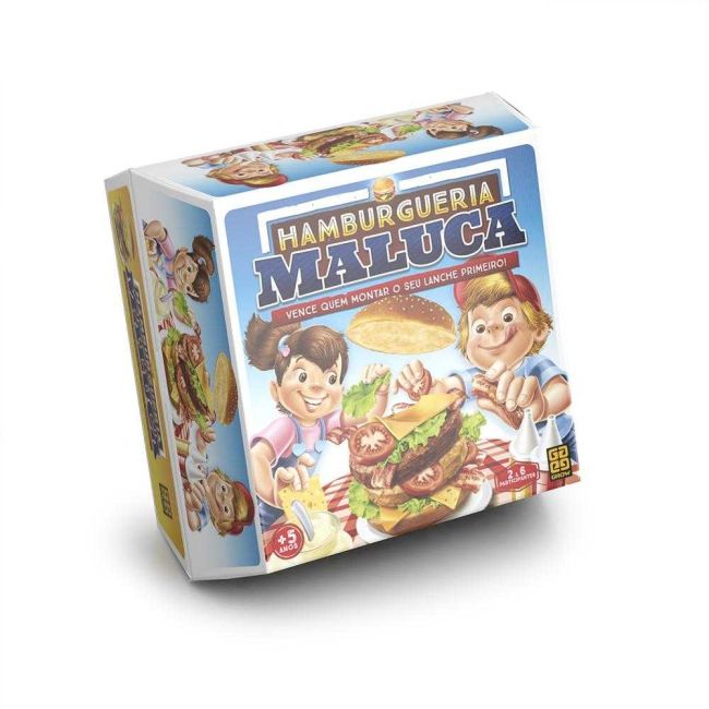 Jogo de Tabuleiro Infantil Hamburgueria Maluca Grow