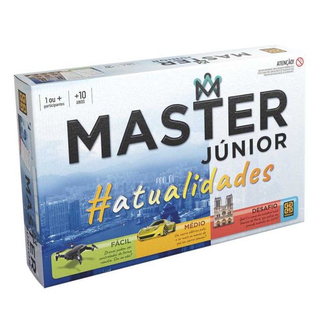 Jogo de Tabuleiro Master Júnior Atualidades Grow