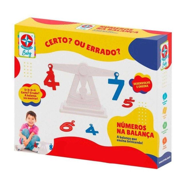 Jogo Educativo Números na Balança Estrela