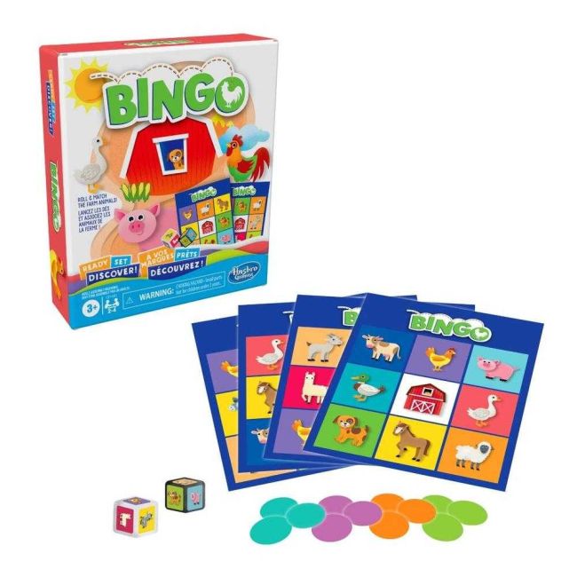 Jogo Hasbro Gaming Ready Set Bingo Infantil Hasbro