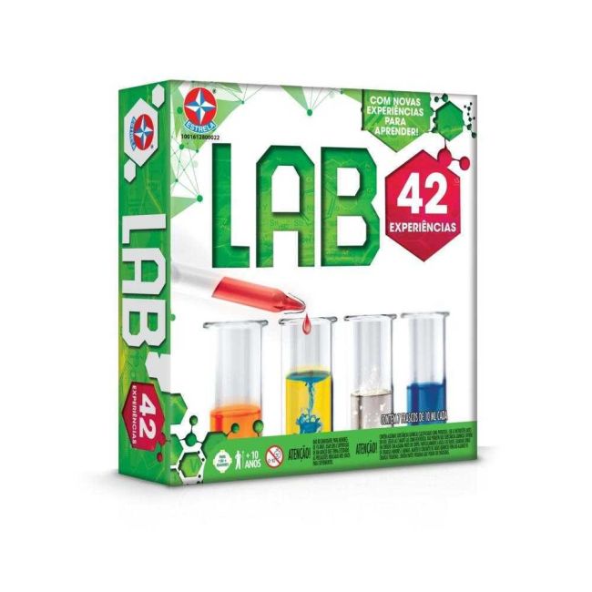 Jogo Lab 42 Kit De Experiências 42 Experiências Estrela