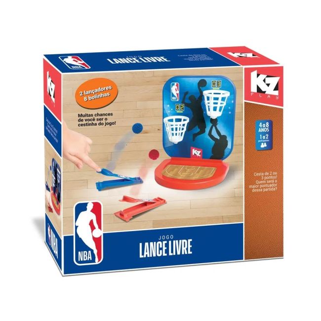 Jogo Lance Livre Basquete NBA Kz Play Elka