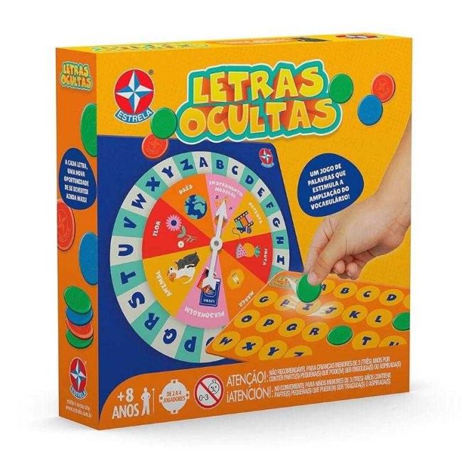 Jogo Letras Ocultas Estrela