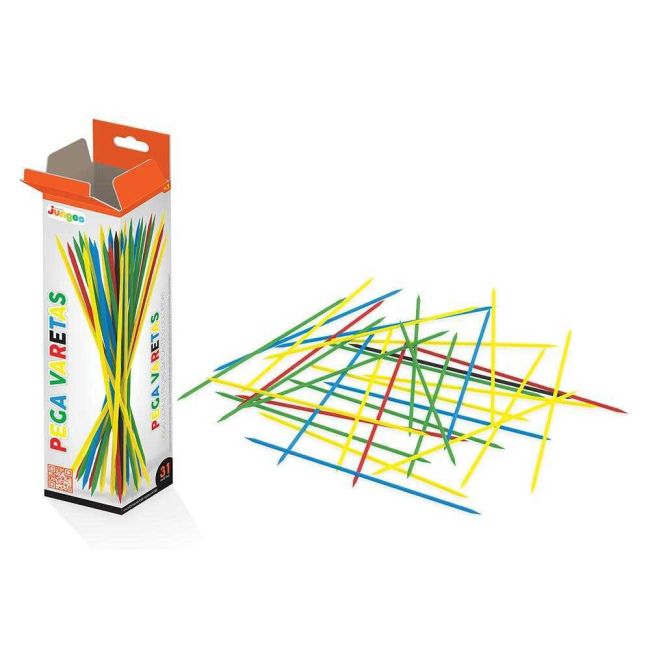 Jogo Pega Varetas 31 Peças Brinquedo Educativo Junges