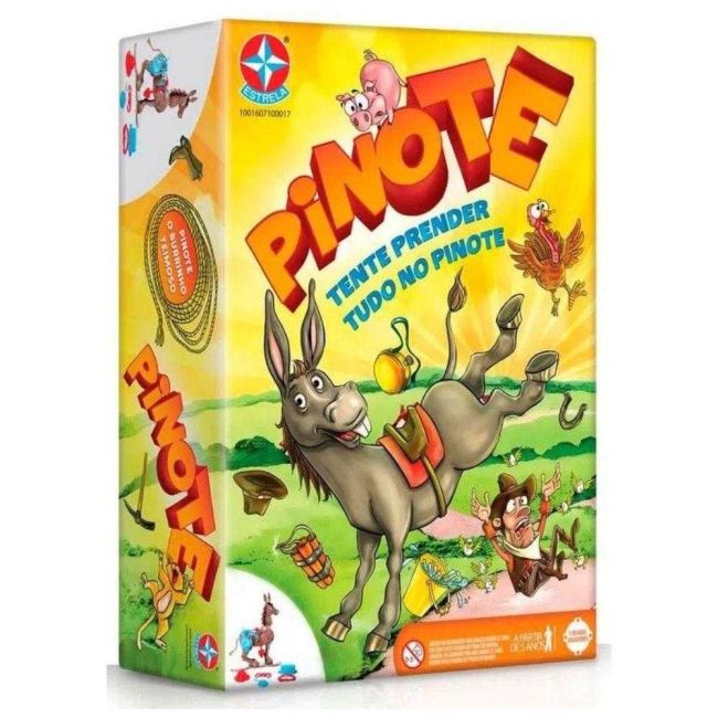 Jogo Pinote Brinquedo O Burrinho Manhoso Estrela