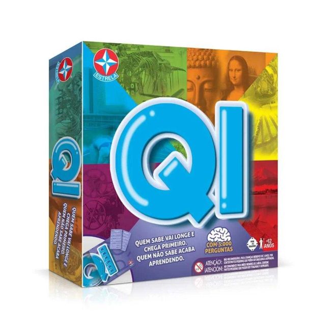 Jogo Qi 3000 Perguntas Questão de Informação Estrela