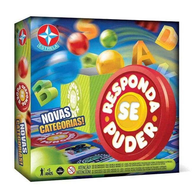 Jogo Responda se Puder Novas Categorias Estrela
