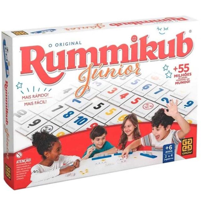 Jogo Rummikub Júnior Original Grow