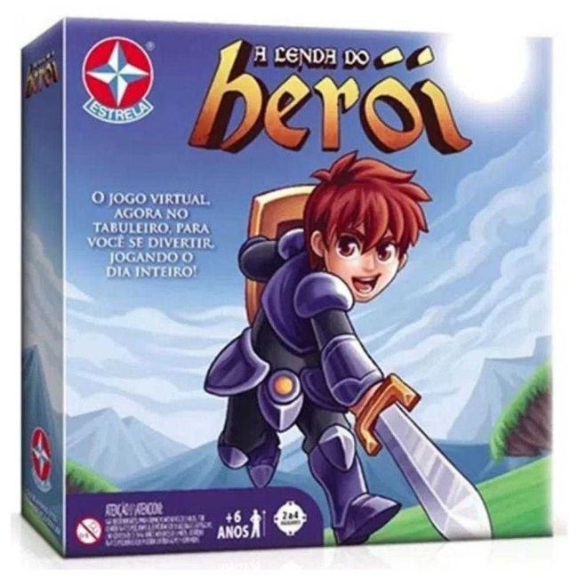 Jogo Tabuleiro A Lenda do Herói Estrela