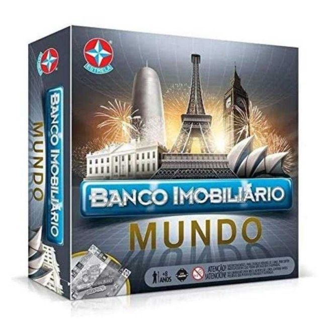 Jogo Tabuleiro Banco Imobiliário Mundo Estrela