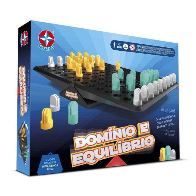 Jogo Tabuleiro Domínio e Equilíbrio Estrela