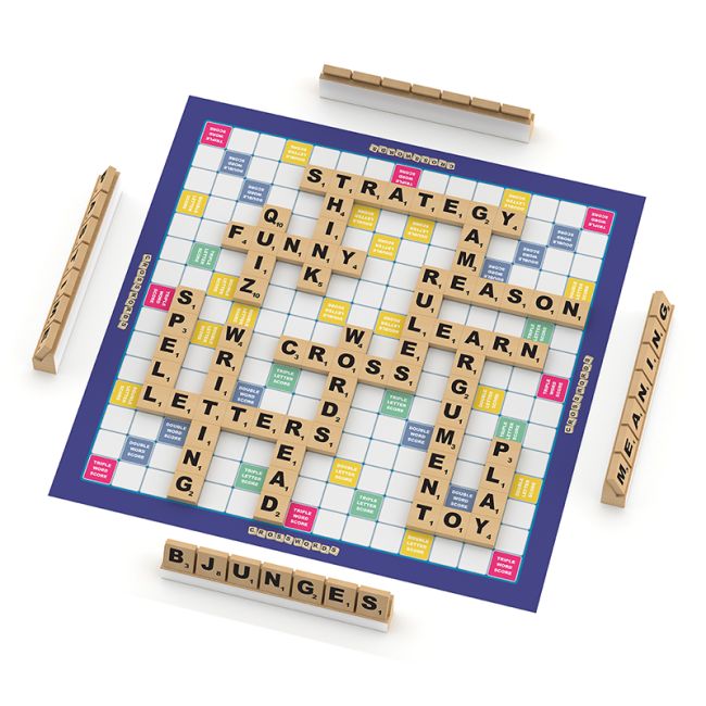 Jogo Tabuleiro Palavras Cruzadas em Inglês Crosswords Junges