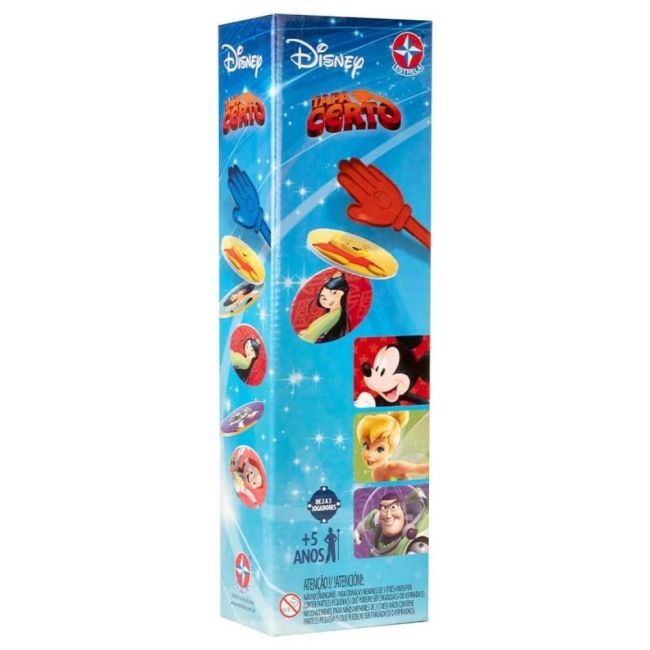 Jogo Tapa Certo Disney Estrela