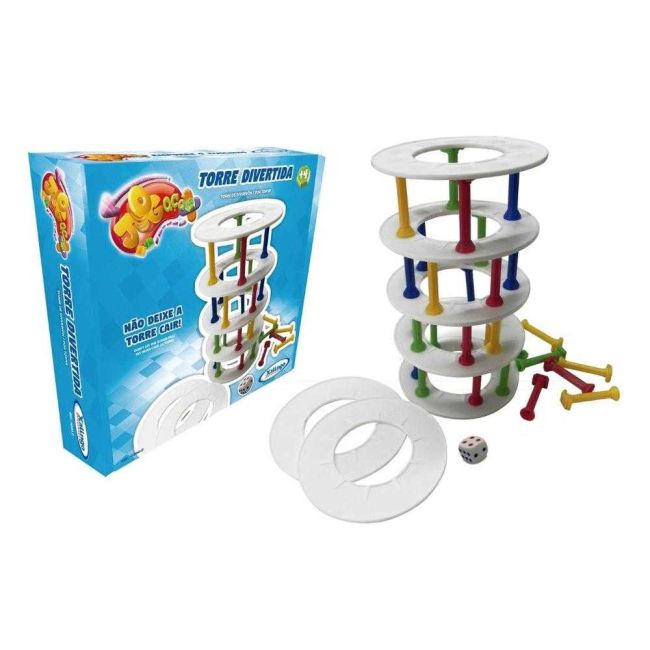 Jogo Torre Divertida Educativo Pedagógico Xalingo