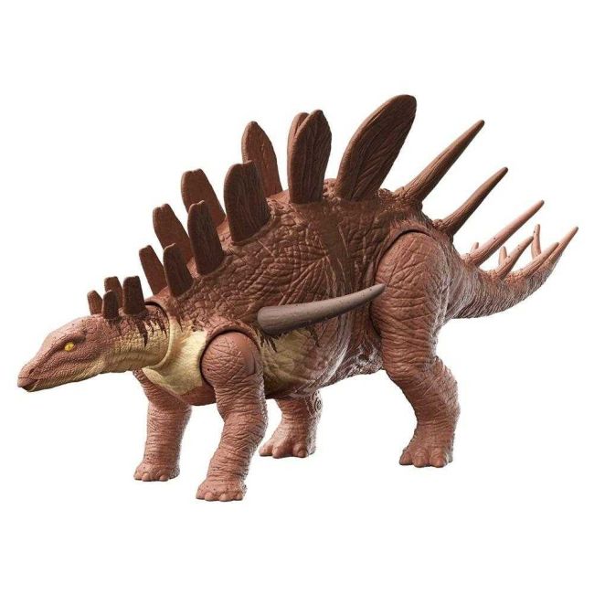Jurassic World Dinossauro Kentrosaurus Ruge e Ataca Mattel