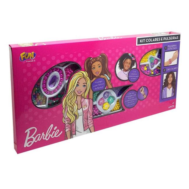 Kit de Pulseiras e Colares Barbie Fun