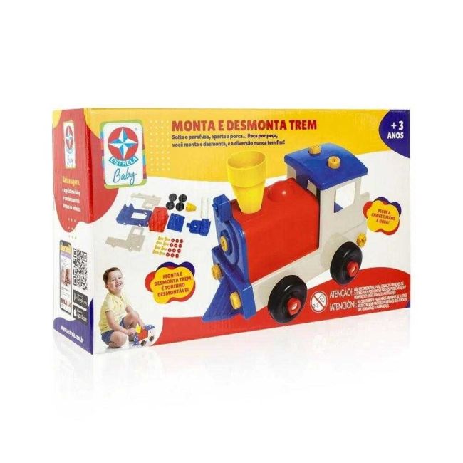 Kit Monta e Desmonta Trem Estrela Baby