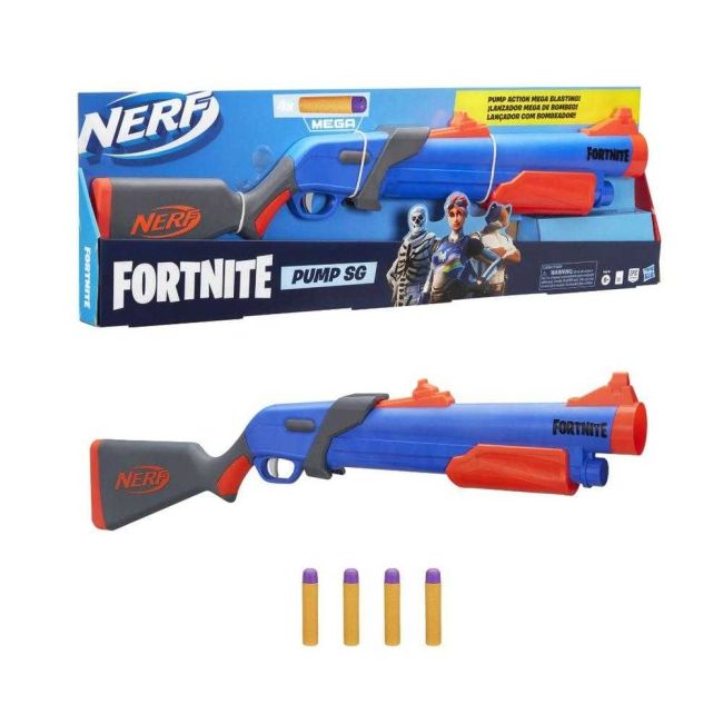 Lançador de Dardos Nerf Fortnite Pump SG Hasbro