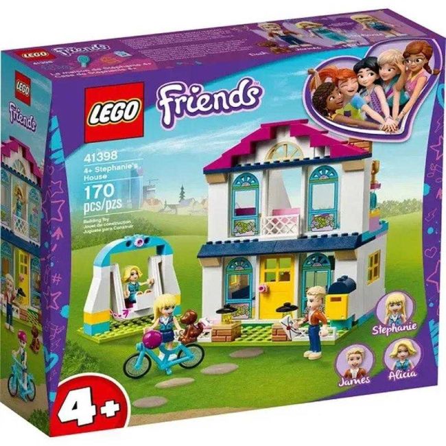 Lego Friends A Casa de Stephanie 170 Peças 41398