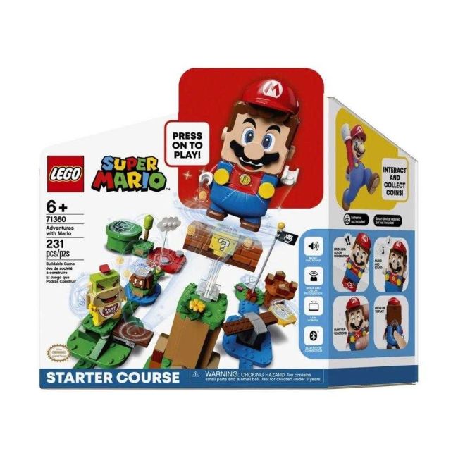 Lego Super Mario Aventuras com Mario Início 231 Peças 71360