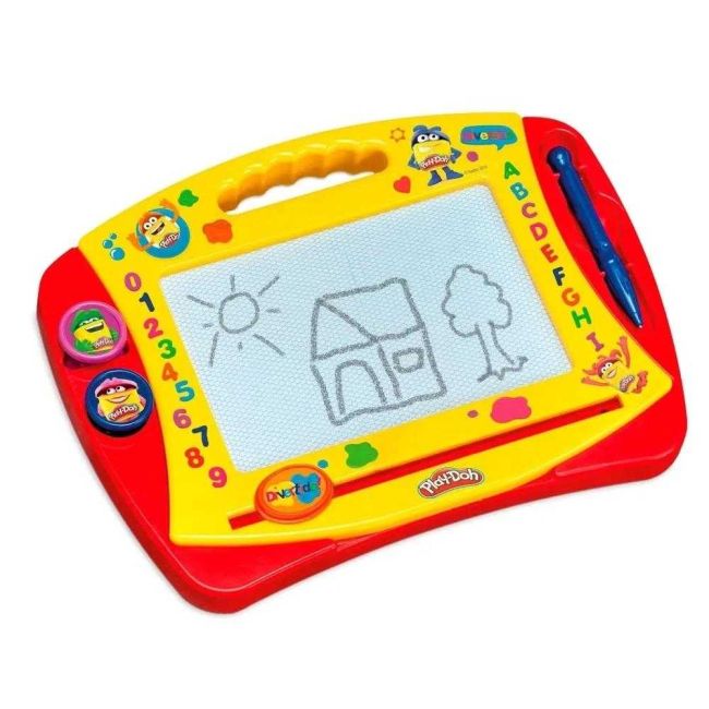 Lousa Mágica Play-Doh Desenhe e Apague com 2 Carimbos Fun