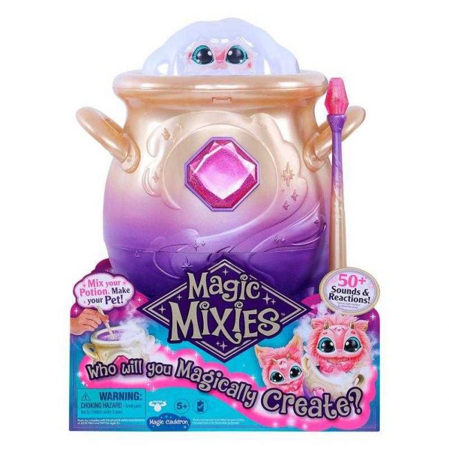 Magic Mixies Caldeirão Mágico Pelúcia Rosa Candide