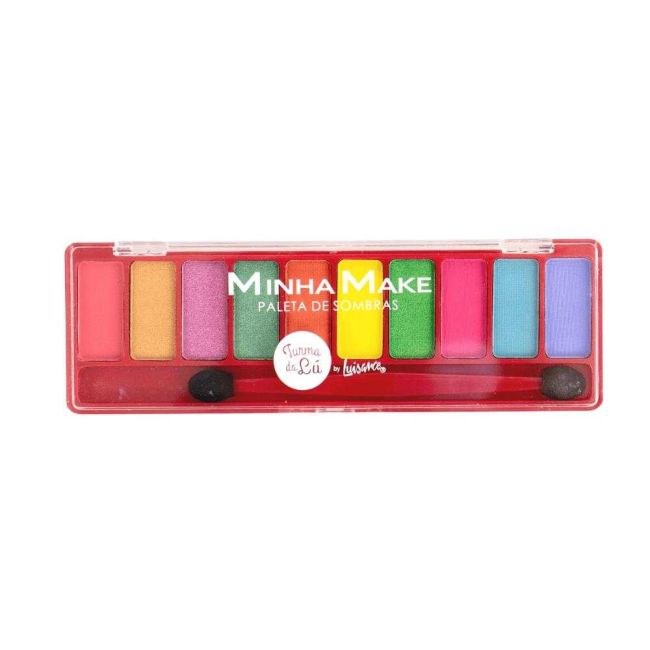Maquiagem Kit de Paleta de Sombras Pincel Vermelho Luisance