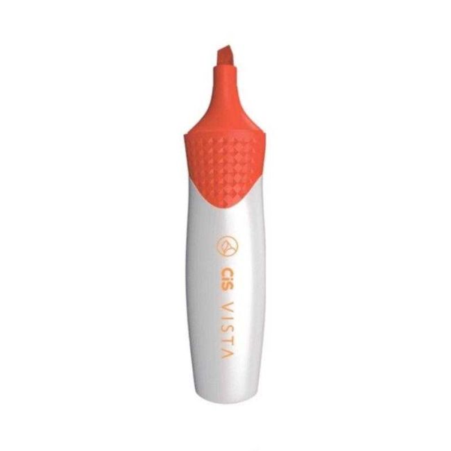 Marca Texto Vista Traço 1-4mm Laranja Vibrante Cis